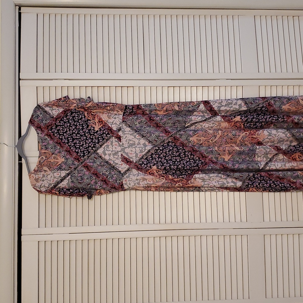 Est. 1946 Patchwork Pattern Floral Maxi Dress, Si… - image 5